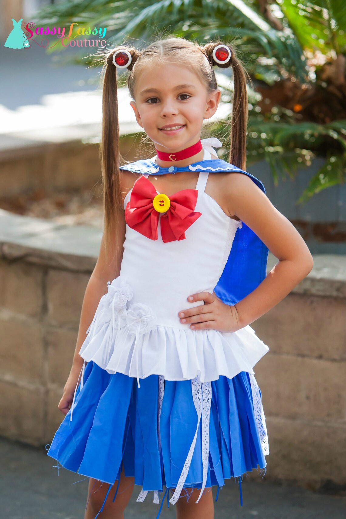 Sailor Girl Costume Sailor Moon Inspired Costume Anime Girl Etsy