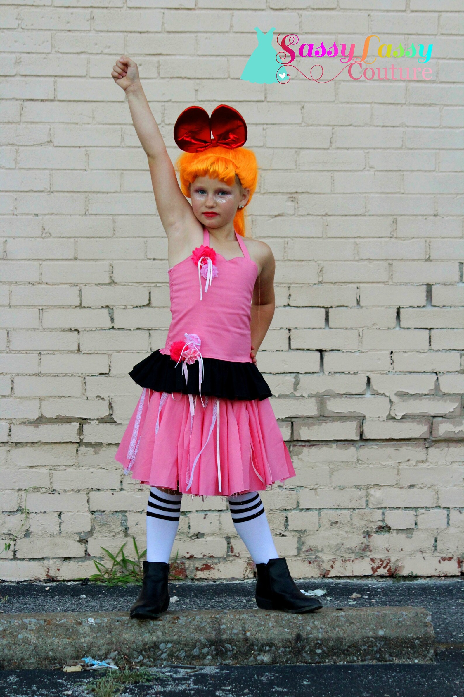 Powerpuff Girls Inspired Costume Blue Power Girl Costume Etsy