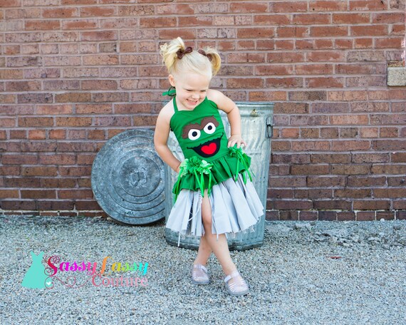 Girl/'s Oscar the Grouch Costume