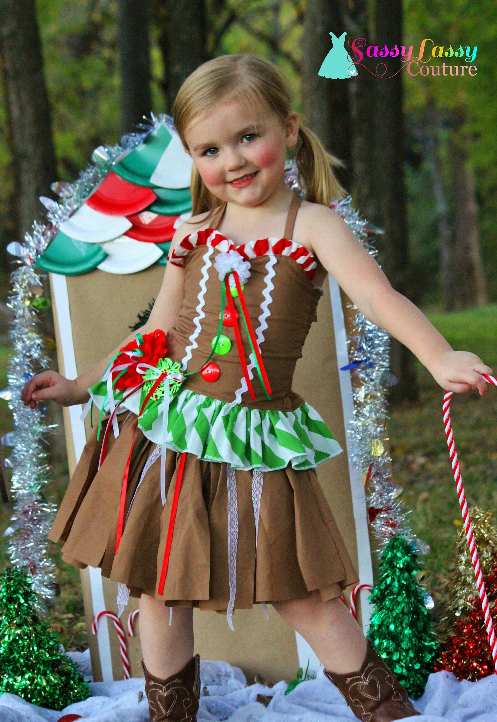 Gingerbread Dress Gingerbread Girl Dress Girls Christmas | Etsy