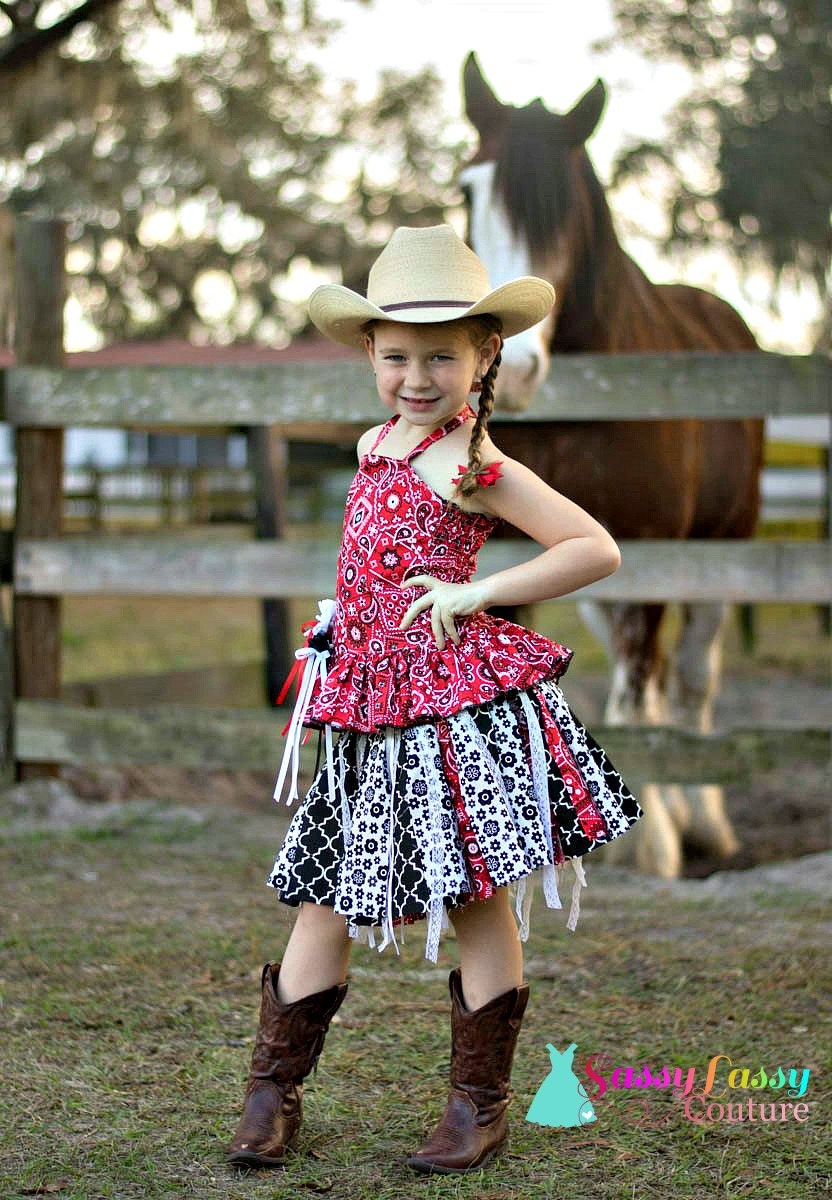 Pineapple Clothing Cowgirl Adele White Brown Cow Print Rodeo Ranch Shift Dress, Country Outfit, Rustic Wild South West Dress, Girls Cowboy Dress Baby Western Wear /18M/2