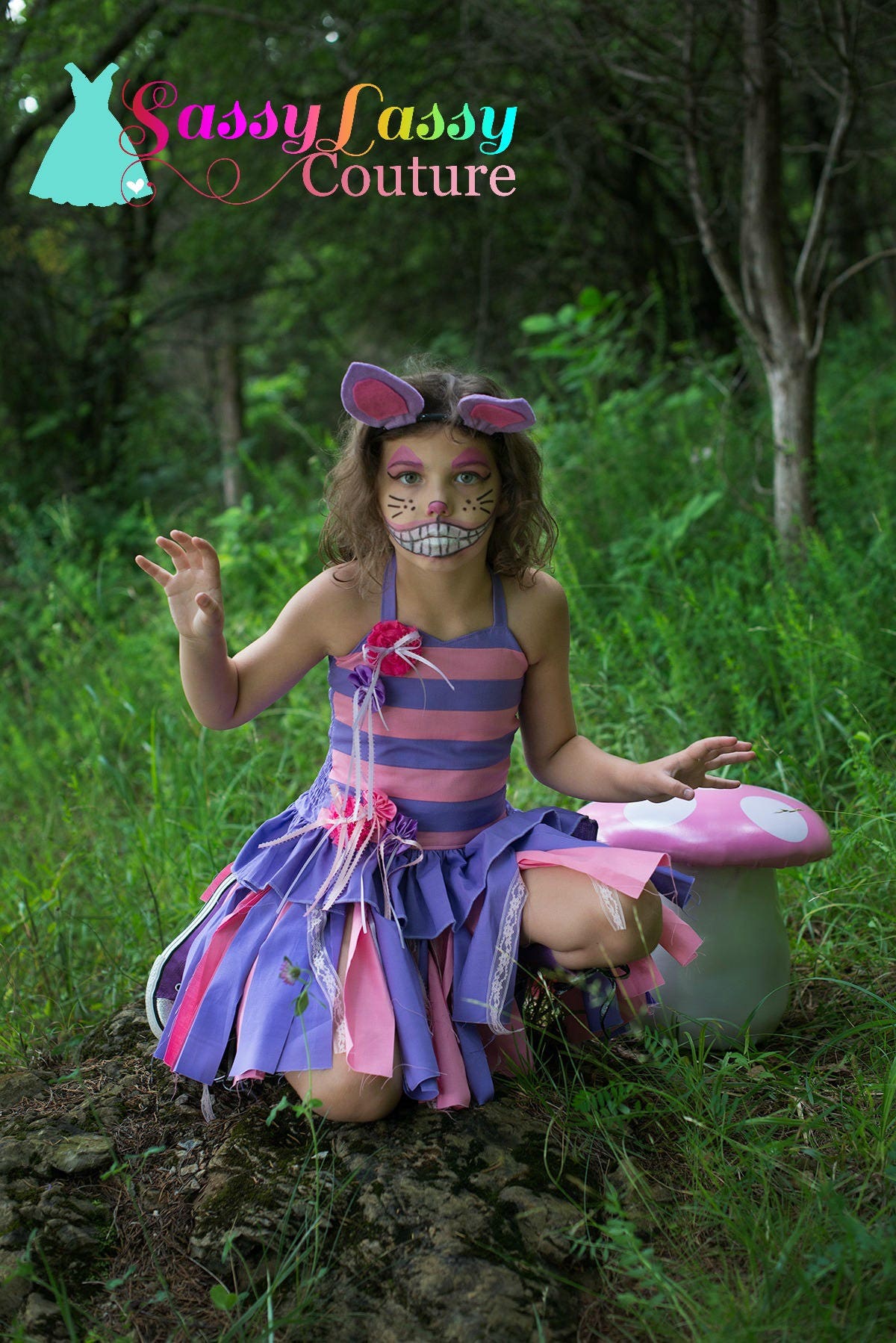 Pink Cat Costume Cheshire Cat Inspired Cheshire Dress