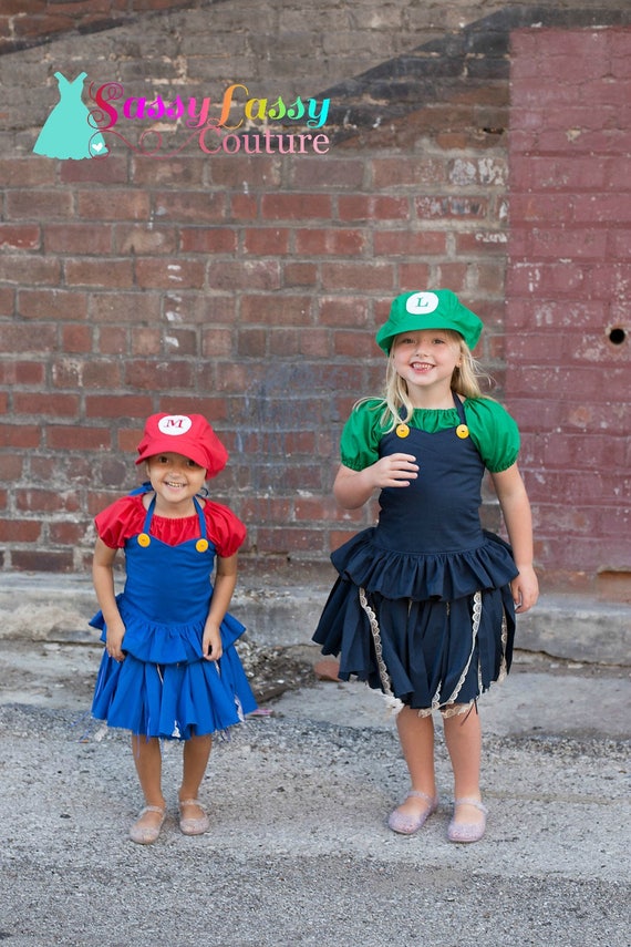 Kids Super Mario Bros Skirt Costume