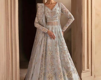 Latest Pakistani Indian Wedding Dresses Bridal Shirt Lehenga Embroidery Clothes Salwar Kameez Guest Outfits Collection Custom Stitched USA