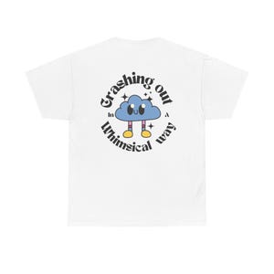 Whimsical Cloud Tee, Fun Graphic T-Shirt, Unisex Cotton Shirt, Cute Casual Wear, Birthday Gift, Playful Style