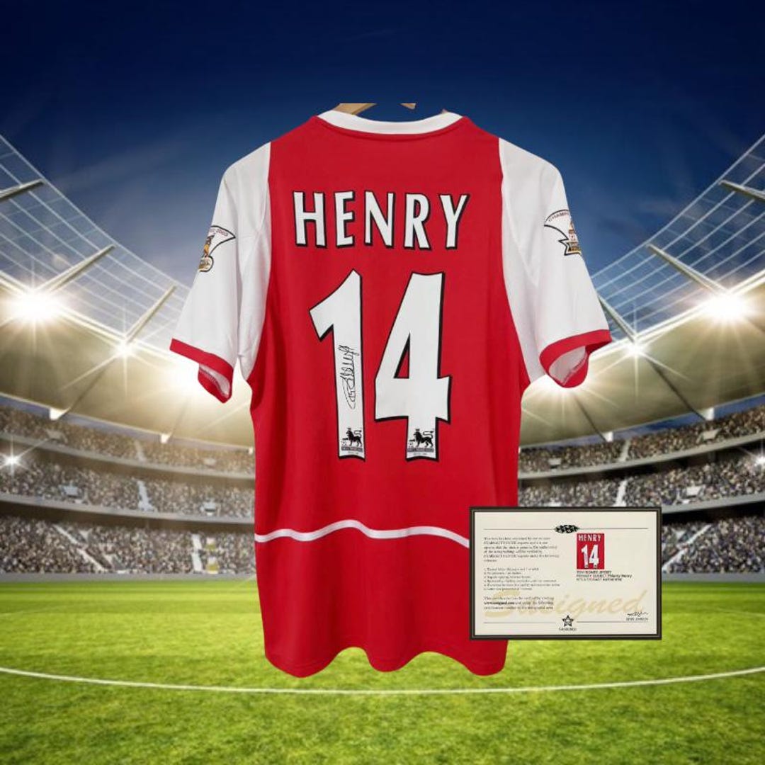 Signed Thierry Henry Arsenal 02/03 Shirt - Etsy