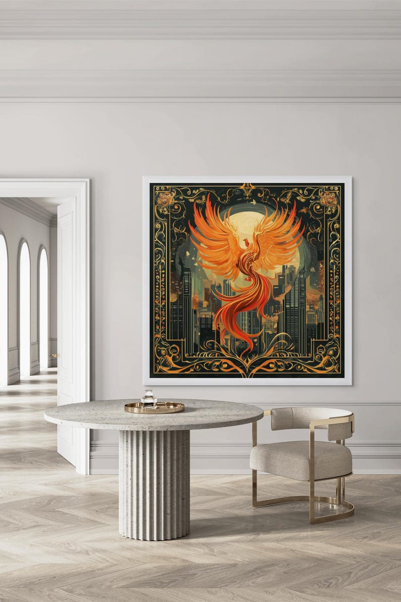 Phoenix Digital Download AI Art Wall Art Phoenix Rising Instant Phoenix Digital Download AI Art Wall Art Phoenix Rising Instant