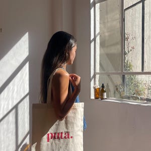 Puta Canvas Tote Bag