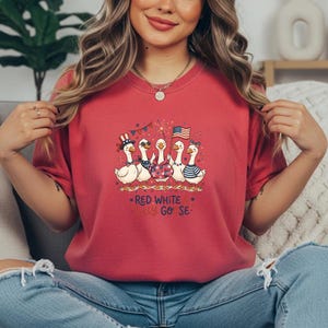 4th of July Silly Goose DTF Transfer, Independence Day Iron On, Funny Patriotic Transfer image 12