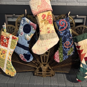 Handgjorda Quiltstrumpor