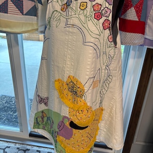 Handmade Vintage Coverlet Dress