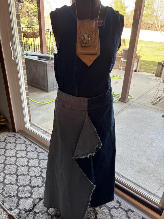 Patchwork Maxi Dress - image 1