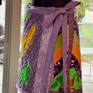 Handmade Patchwork Wrap Skirt