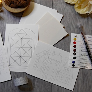 AquaArtBox light - urban, kunstbenodigdhedendoos, kunstdoos, aquareldoos, aquarelset, kleurpagina's, stipkaart, kunstmateriaal, aquarelverf