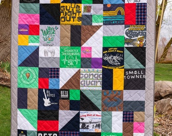 Custom T-shirt Quilt made from clothing - DEPOSIT ONLY