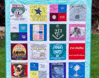 Custom T-shirt Quilt made from clothing - DEPOSIT ONLY