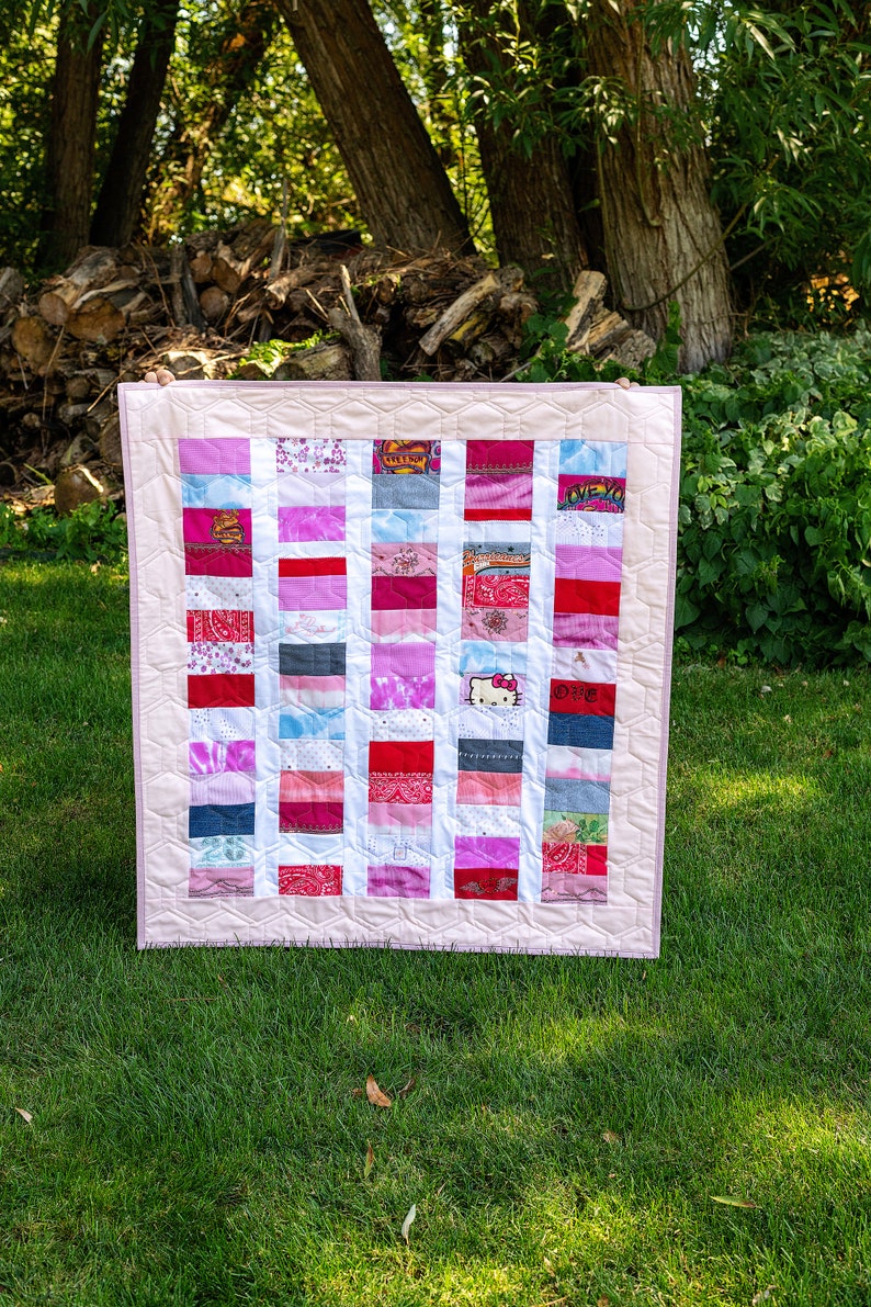 Tshirt Quilt Custom Tshirt Quilt Blanket Custom Memory Etsy Canada