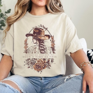 Perhaps You Were Born For Such a Time as This Christian Shirt, Western Shirt, Esther 4:14 , Vintage Cowgirl Aesthetic Shirt, Boho Shirt