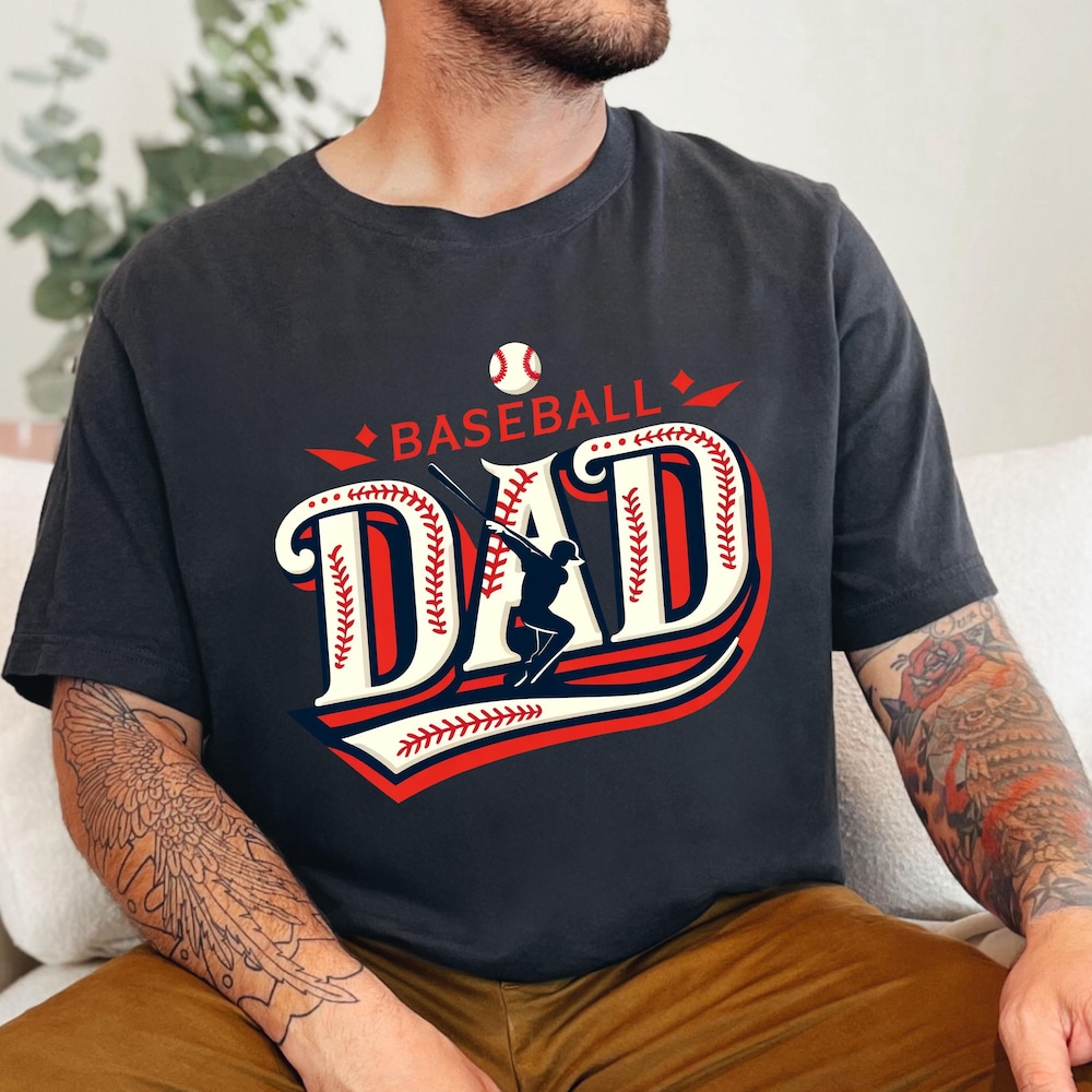 Baseball Dad Shirt, Dad Shirt, Gift For Dad Shirt, Game Day Shirt, Sport Dad Shirt, Father'S Day, Baseball Shirt, Dad Life, Fathers Day Gift Bespoketshirt
