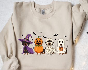 Halloween Cute Ghost Dog Sweat, Halloween Dogs Sweat, Ghost Dog Tee, Spooky Dogs Sweat, Pumpkin Fall Dogs Sweat, Halloween Dog Sweat