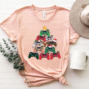Game Controller Christmas Tree, Gamer Christmas Shirt, Christmas Gift