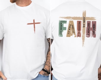 Faith Shirt, Faith Cross Shirt, Christian Gift, Faith Gift, Christian Shirts , Love and Grace Shirt, Faith Cross, Vertical Cross, Jesus