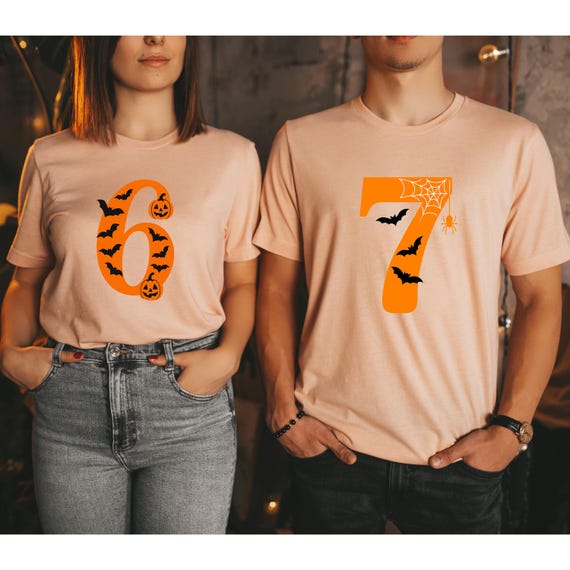 Couple Halloween T-Shirt Design Graphic By Nusrat's Store · Creative