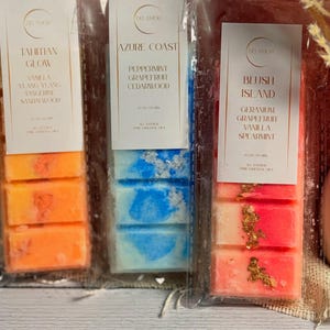 Summer Scents Wax Melt Bundle – Pick Any 3 Bars | 2025 Summer Collection | Luxury Wax Melts | Pure Essential Oils | Handmade