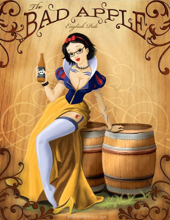 disney princess pin up art