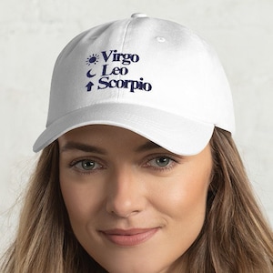 Custom ASTROLOGY BIG 3 embroidered hat