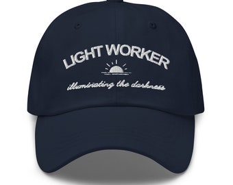 LIGHT WORKER embroidered  baseball cap