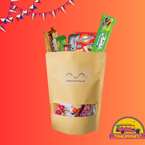 Philippinen nur Mini Snack Box Beispielgröße Philippinische Geschenkbox Snacks Kuratiertes Lebensmittel Geschenk Die Philippinen Snacks