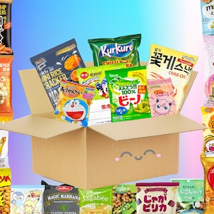Across Asia Chip Box Savory and Salty Snacks Only Curated Asian Snack Box Asian Japanese Snack Boxes Treats Chips Food Gift Basket