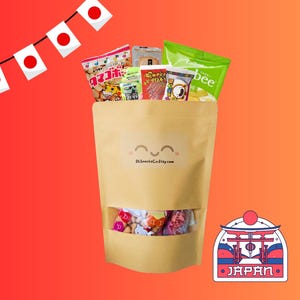 Japan Only Mini Japanese Snack Sample Box Anime Gift Food Gift Asian Box Snacks Chips Cake Curated Food Gift