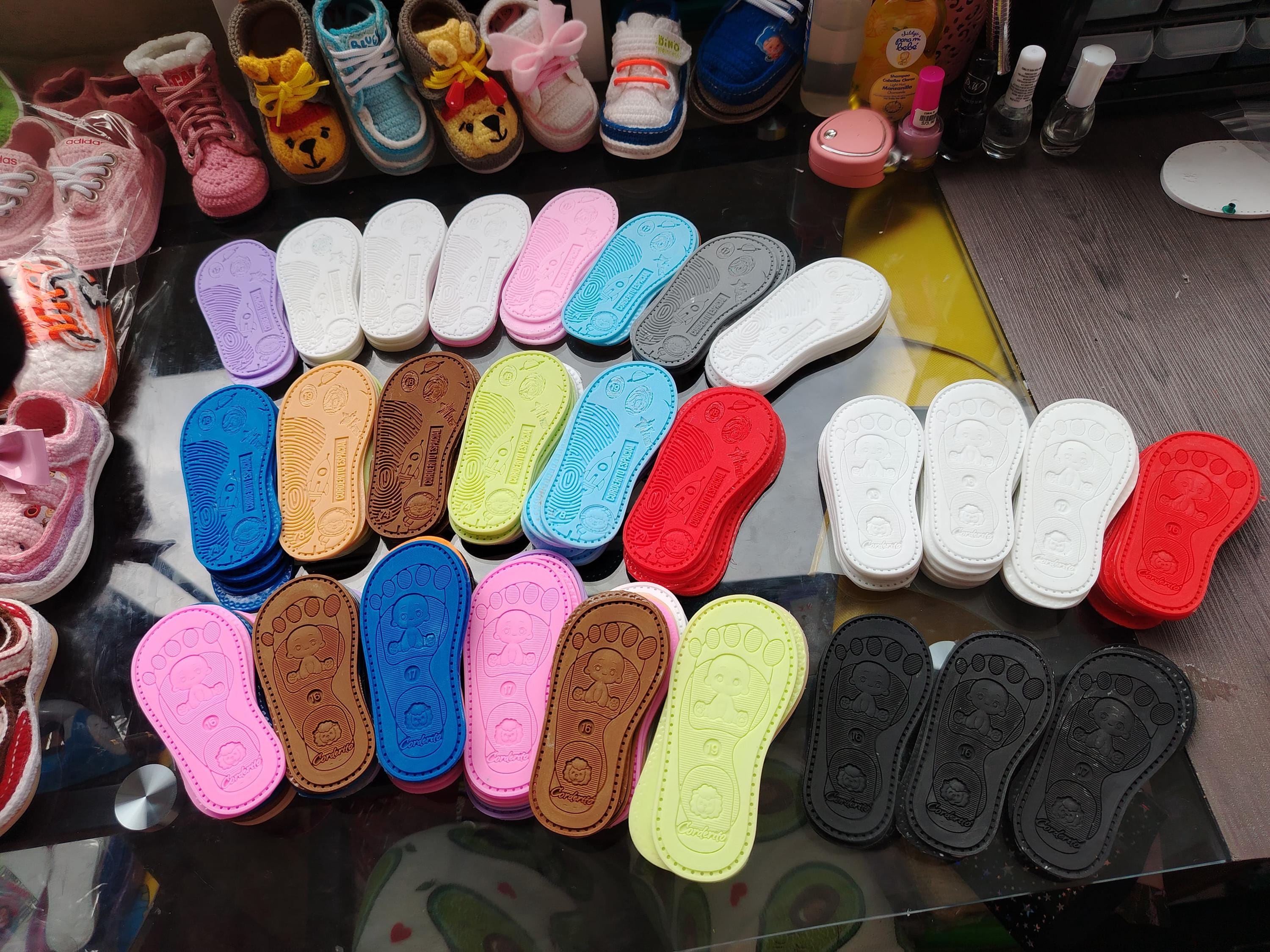 Suelas para zapatos de bebe México