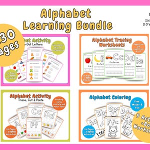 Alphabet Activities Mega Bundle | 230+ Printable Worksheets for ...