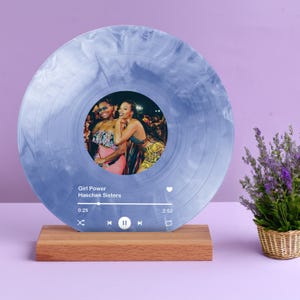 Custom Record Display - Gift for Bestie - Photo Song Gift - Best Friend Gift - Friendship Gift - Birthday Gifts - Bestfriend Christmas Gift
