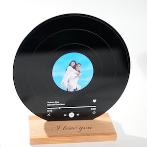 Custom Photo Spotify Plaque - Personalized Acrylic Song Frame, Lovers Record Gift, Custom Couple Keepsake, Unique Photo Frame Gift!