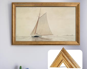 金メッキテレビフレーム、32、43、50、55インチ装飾フレーム、Samsungフレームテレビ用テレビフレーム、Samsungテレビフレーム、TCL、カスタムテレビフレームに対応