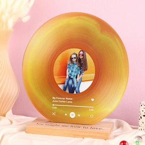 Personalized Vinyl Record Gift for Mom with Photo Song - Christmas Gift for Mom - Custom Mothers Day Gift - Keepsake for Mom - Best Mom Gift