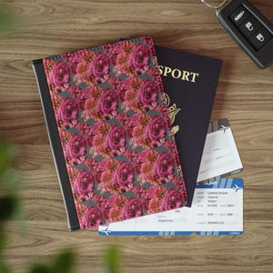 Passport Cover, Dankbarkeitskollektion. Reise-Geldbörse, Organizer, Kartenhalter, Fernweh Geschenk, Abenteuer Accessoire