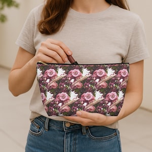 Accessory Pouch, Travel Makeup Bag, Toiletry Organizer, Zipper Pouch, The Harmony Collection