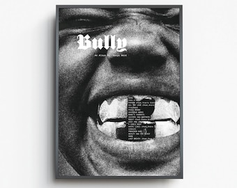 Kanye West: poster pesten | Muziek muurkunst vintage print (digitale download)