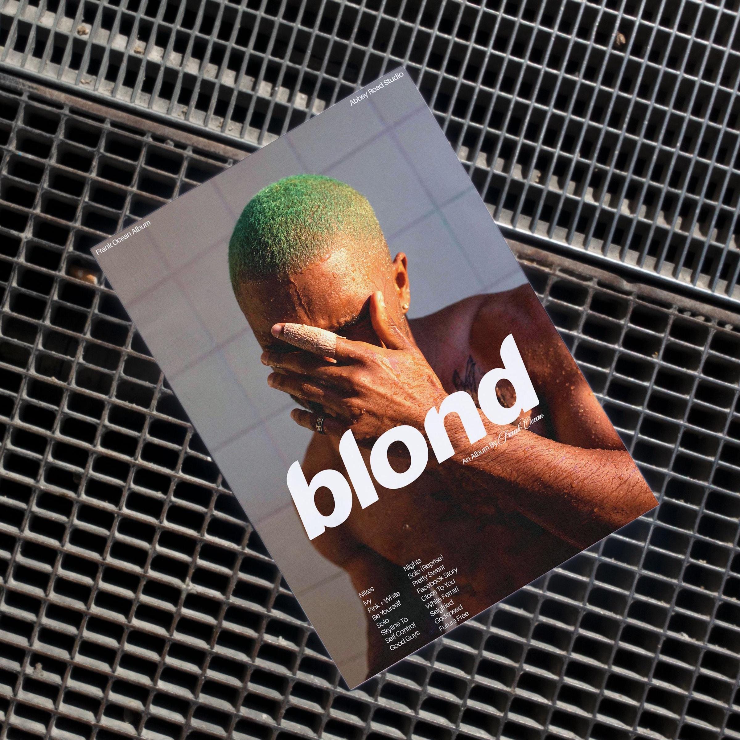 Frank Ocean - Blond Poster | Music Wall Art Vintage Print (digital