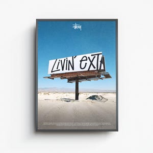 Stussy Vintage Wall Poster - Etsy