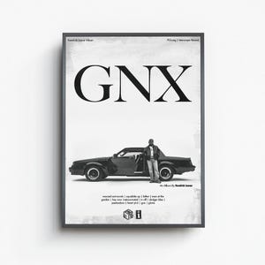 Kendrick Lamar GNX Album Poster: Music Wall Art (Digital Download)