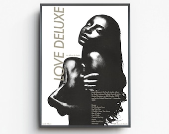 Sade Love Deluxe Album High Quality, PartyNextDoor Poster, Musik Poster, Album Cover Poster, Wanddekoration, Musik Geschenk