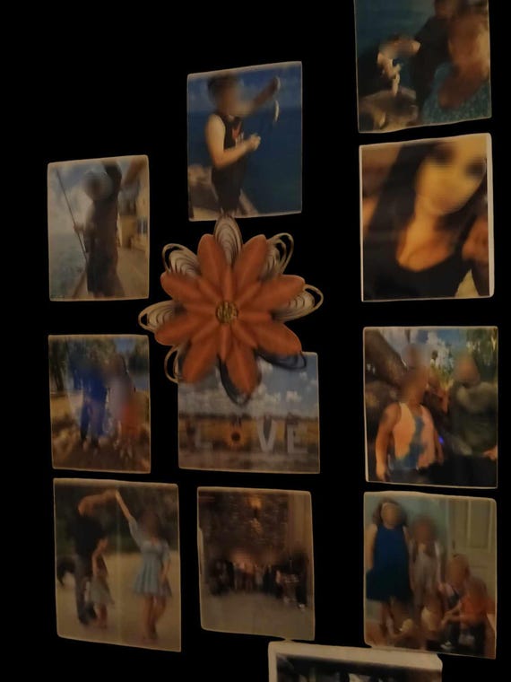 10-8x10 stickem ups forever keepsake, your photo can be arranged any way to create a memorable collage,