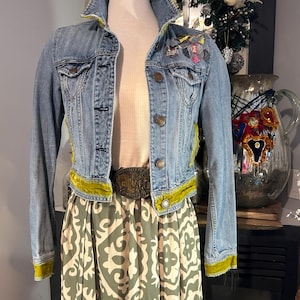 Denim and Velvet Jacket