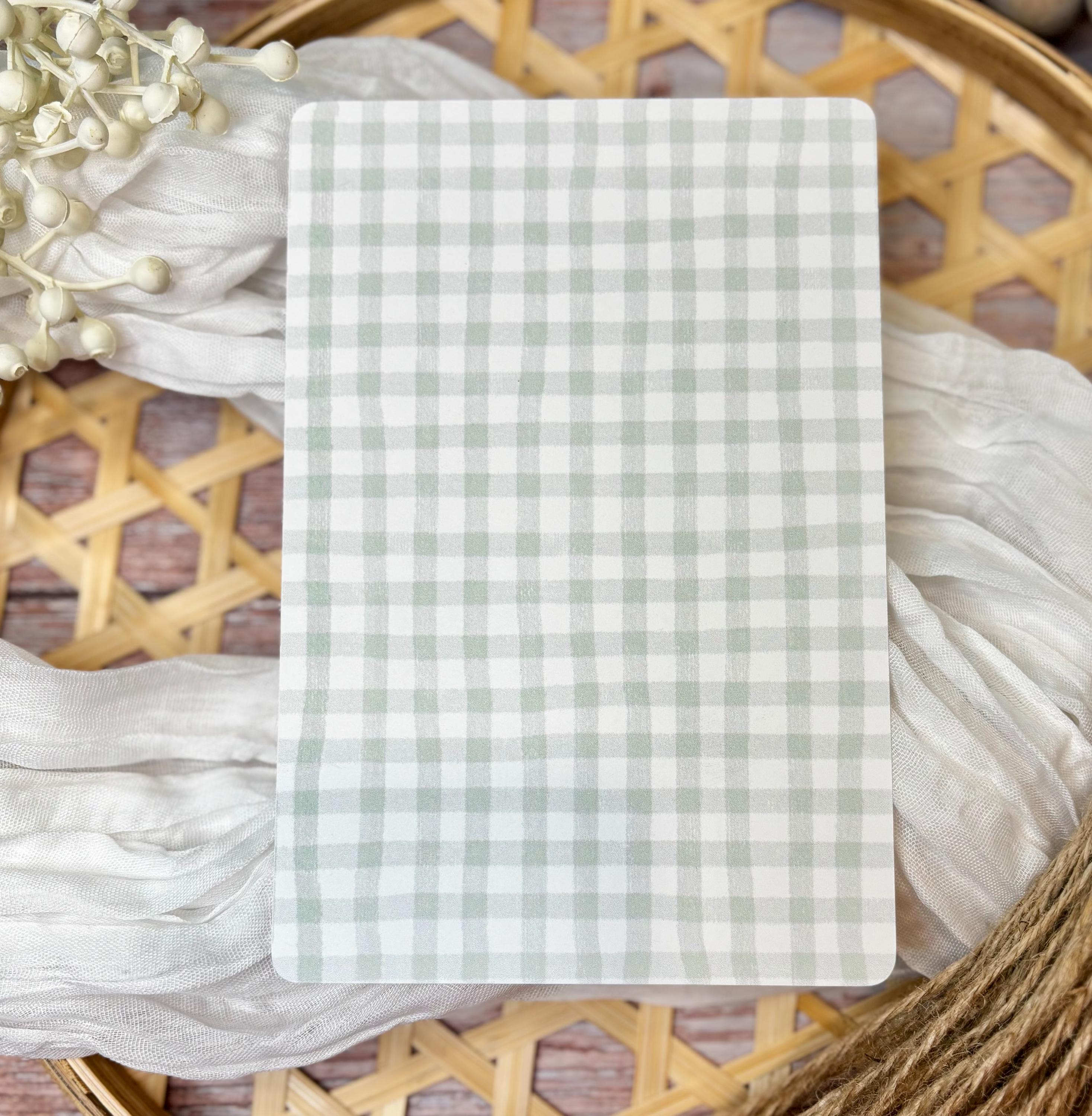 Pastel Gingham Kindle Insert • Cute E-reader Decoration - Etsy